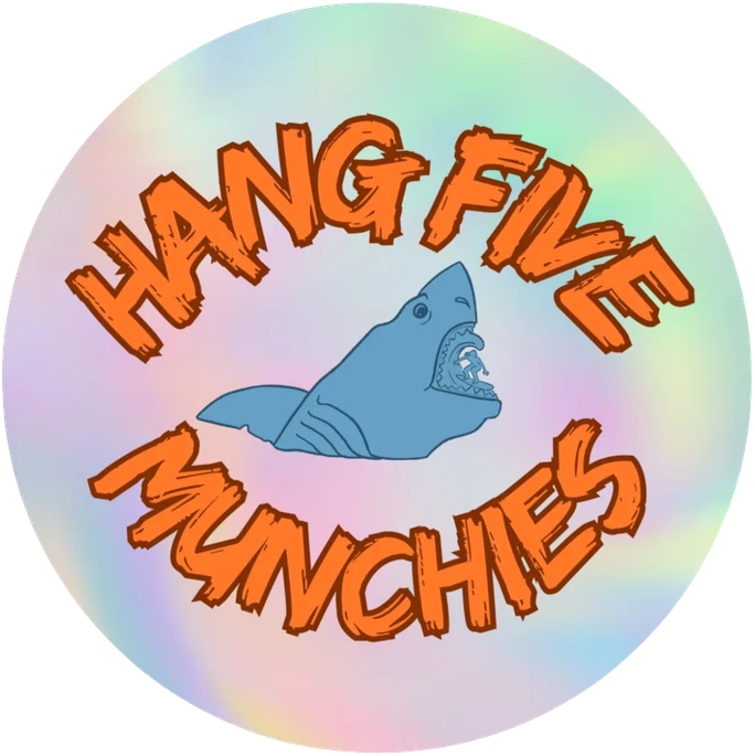 Hang Five Munchies bumper sticker