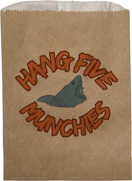 Hang Five Munchies fry bag