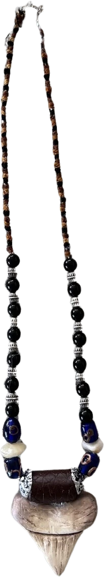 Jaws' hand-sculpted necklace