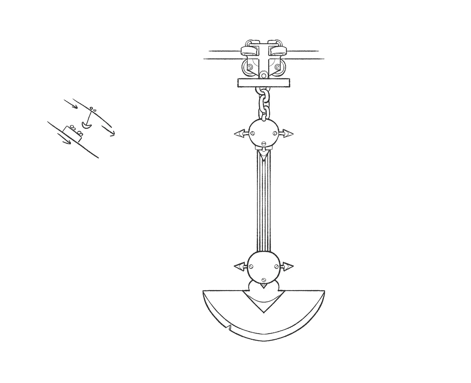Original pendulum concept sketch