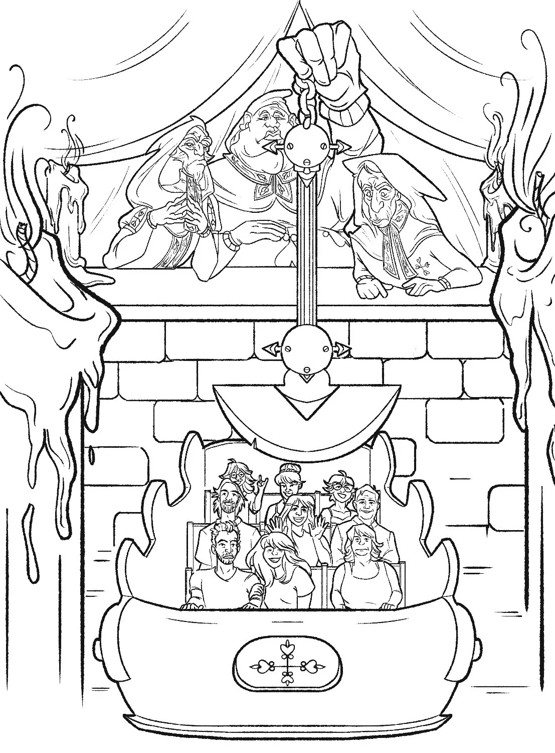 The Pit and the Pendulum attraction poster
