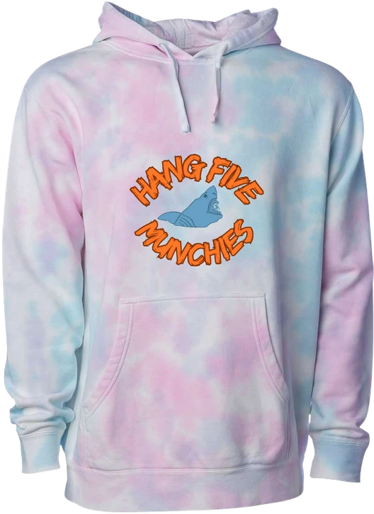 Hang Five Munchies tie-dye hoodie