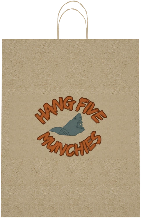 Hang Five Munchies to-go bag
